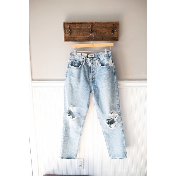 AGOLDE Fen High Rise Relaxed Taper Wander NWT - Picture 3 of 5